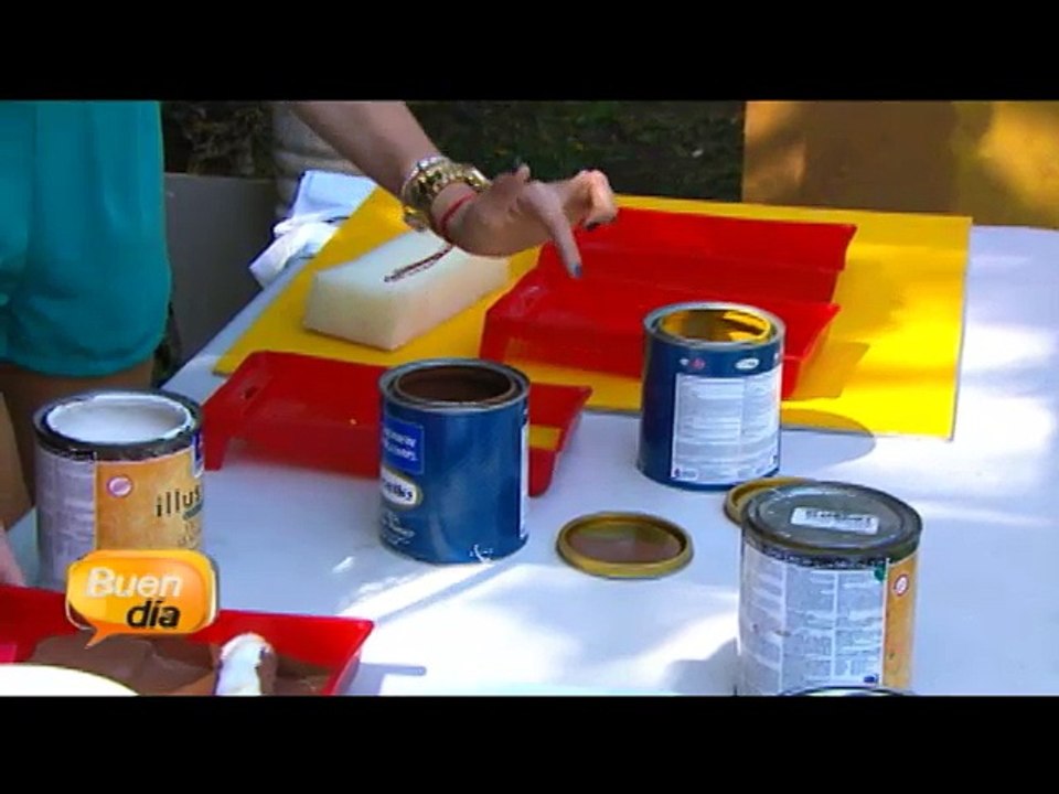 Técnicas de pintado en pared