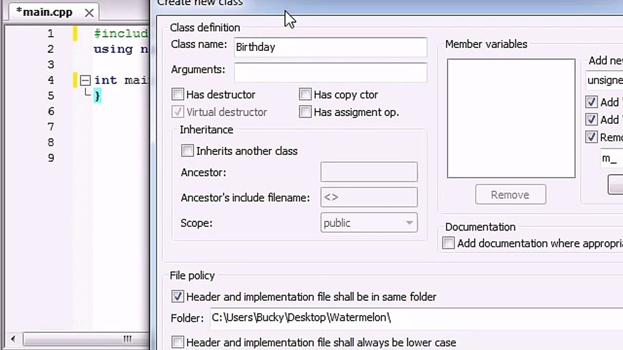 Buckys C++ Programming Tutorials - 46 - Composition