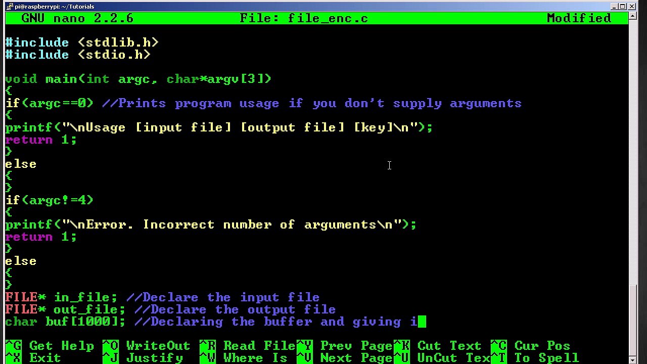 C Programming Tutorial - XOR File Encryption Program