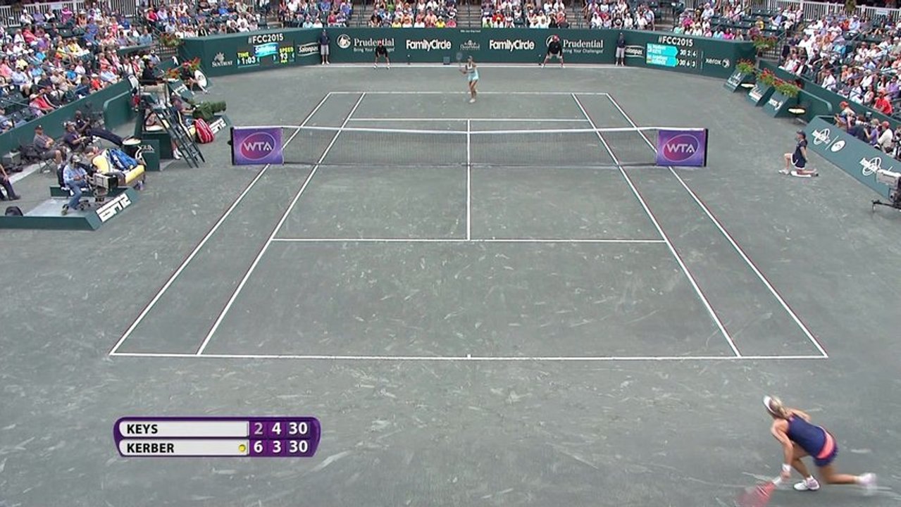 Finale Charleston : Kerber vs Keys