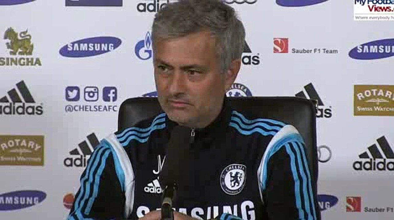 Mourinho funny interview before Arsenal vs Chelsea 26.04.2015