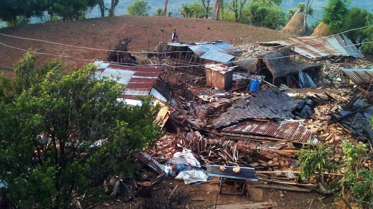 A man named Kishor Rana published staggering drone footage of the aftermath of the 7.8 earthquake that hit Nepal this pa