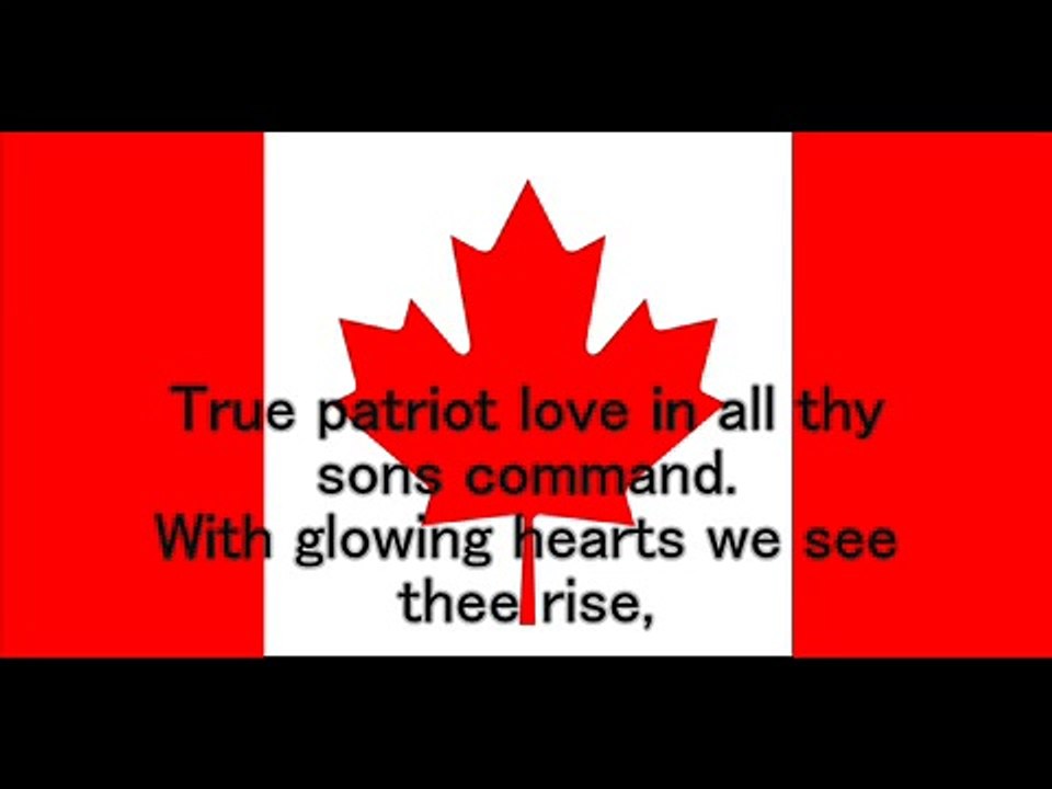 O Canada 🇨🇦 - The Iconic National Anthem in English