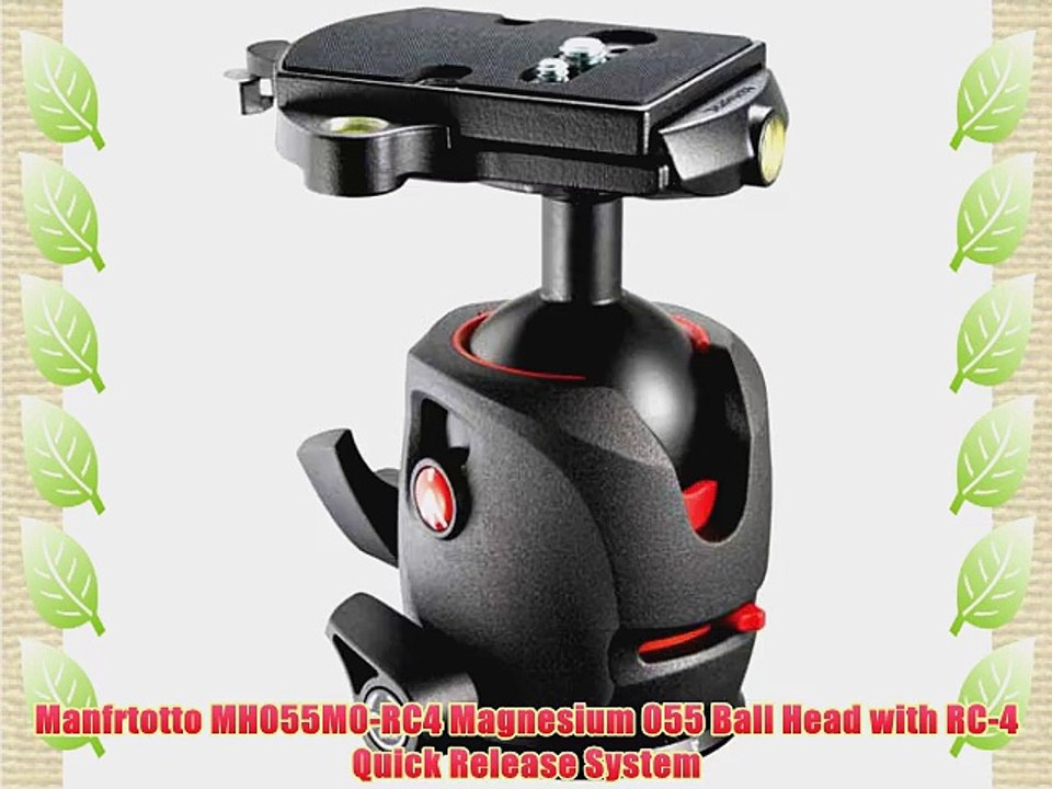 Manfrtotto MH055M0-RC4 Magnesium 055 Ball Head with RC-4 Quick Release System