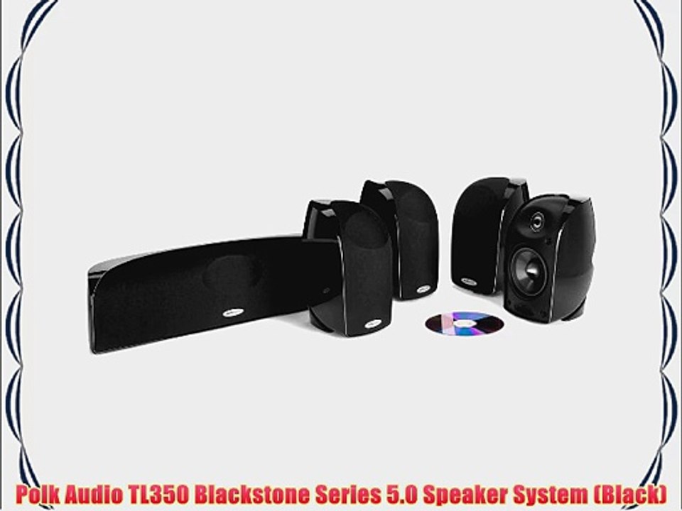 Polk Audio TL350 Blackstone Series 5.0 Speaker System (Black)