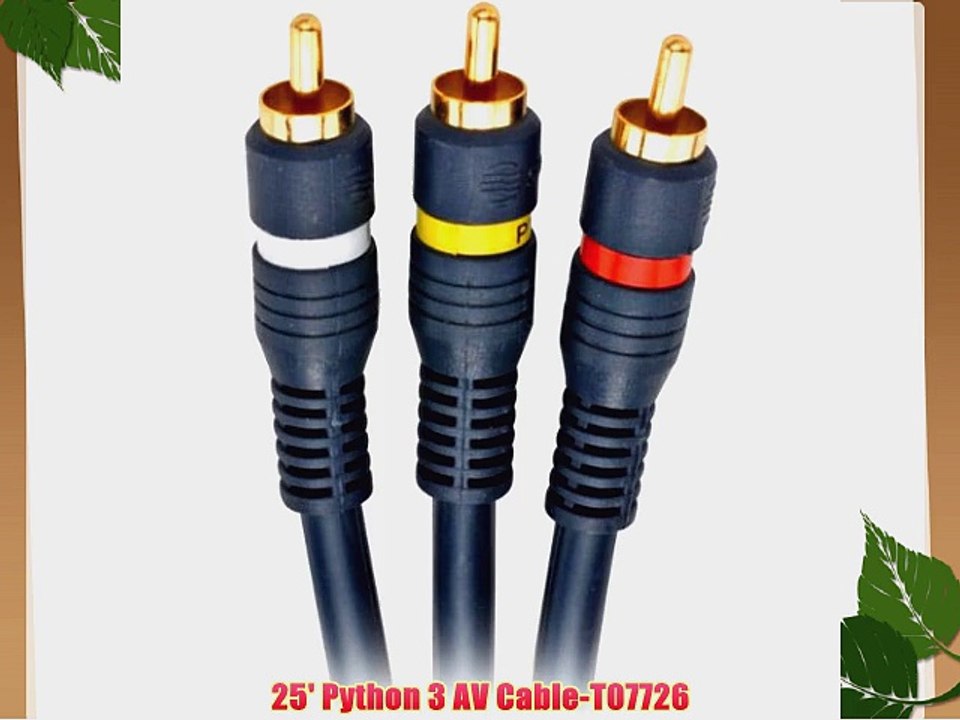 25' Python 3 AV Cable-T07726