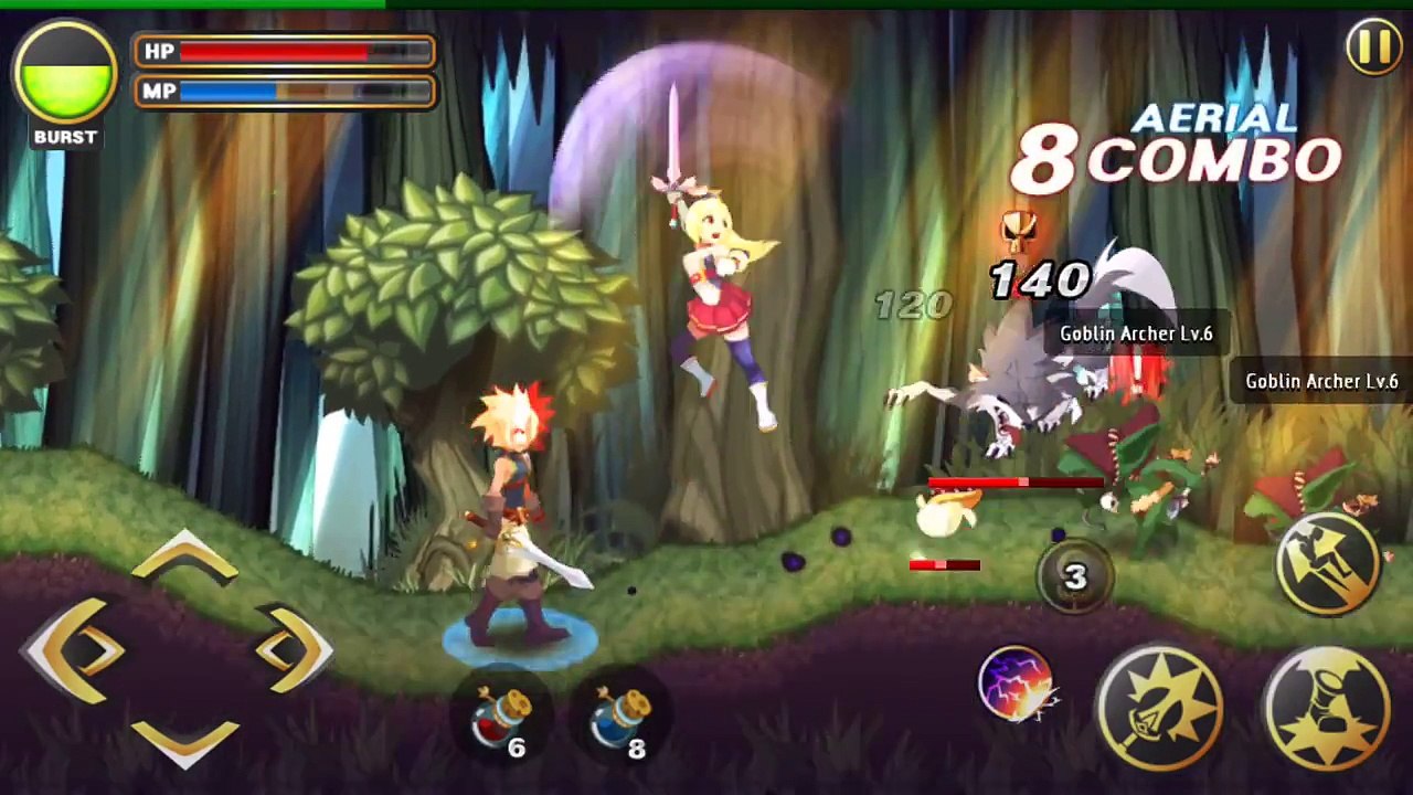 Arcane Soul - Android IOS - Ellisa Act 1 Lv. 06 - Gameplay