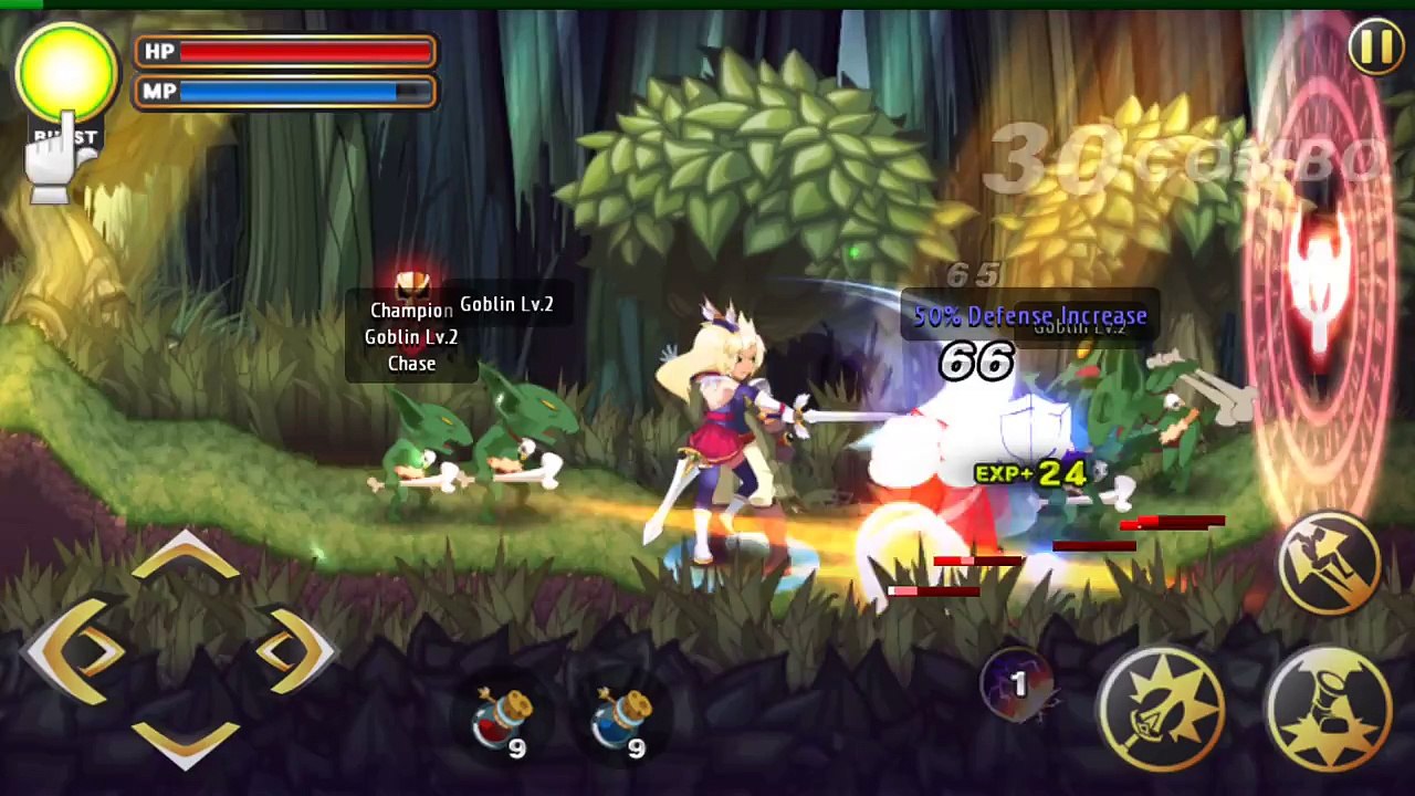 Arcane Soul - Android IOS - Ellisa Act 1 Lv. 02 - Gameplay