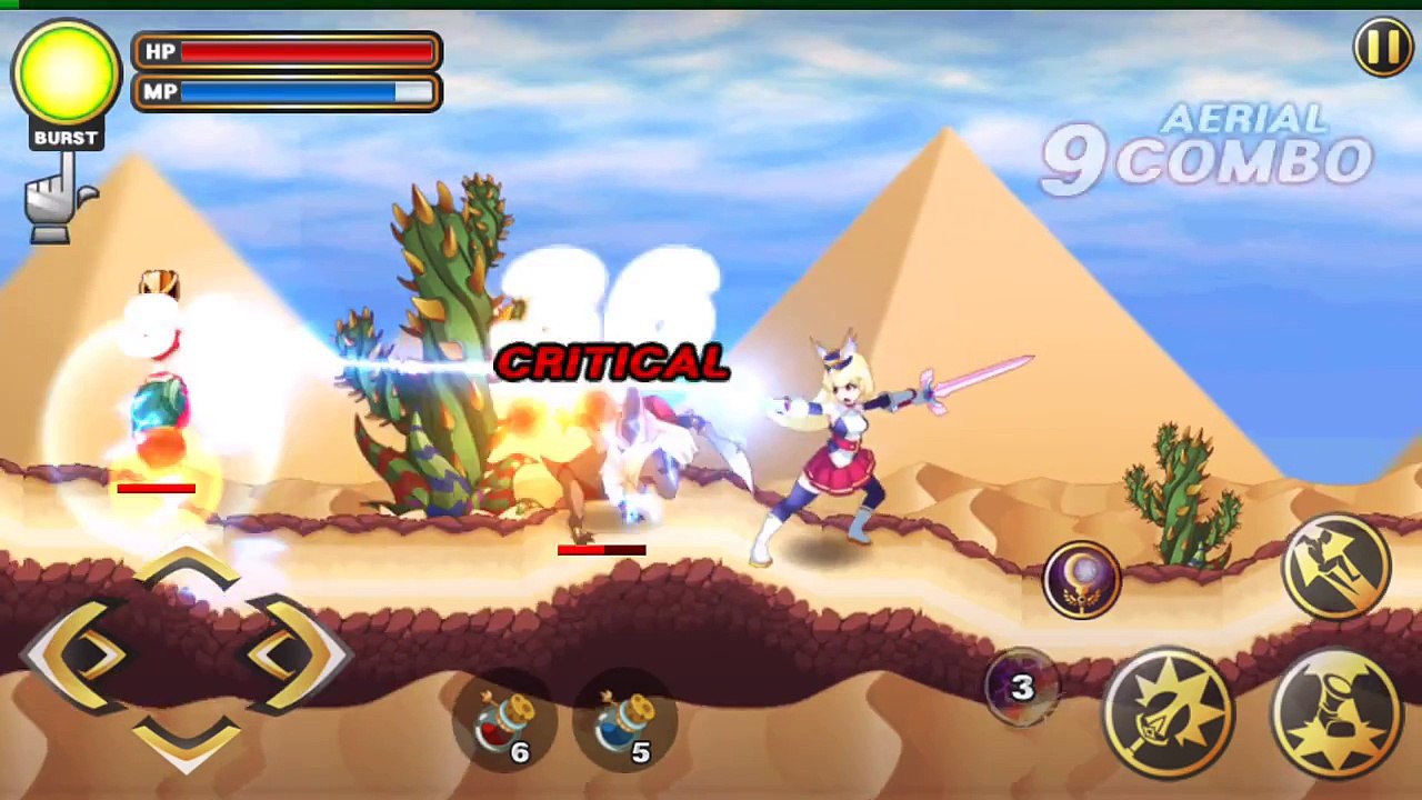 Arcane Soul - Android IOS - Ellisa Act 2 Lv. 07 - Gameplay