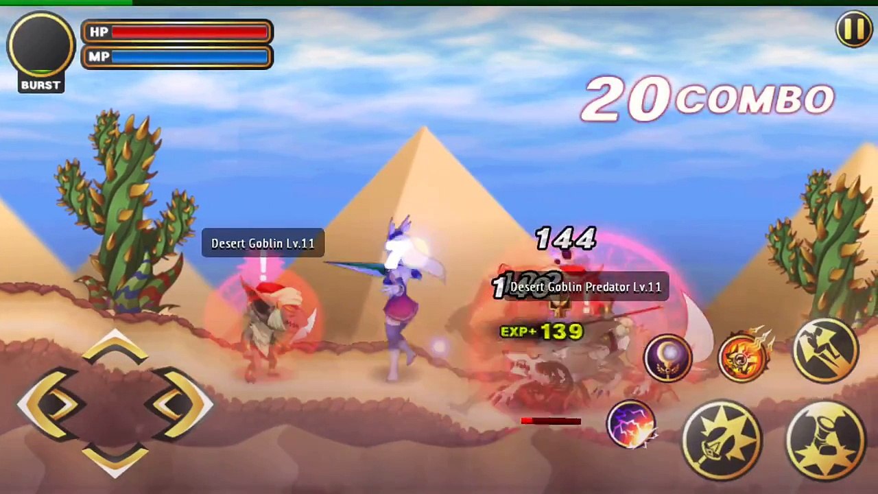 Arcane Soul - Android IOS - Ellisa Act 2 Lv. 11 - Gameplay