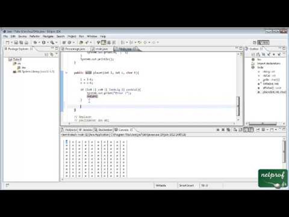 Java #5 clavier et placement