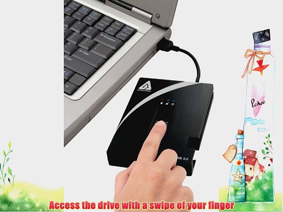 Apricorn Aegis Bio 3 500 GB USB 3.0 256-bit Encryption Portable Hard Drive A25-3BIO256-500