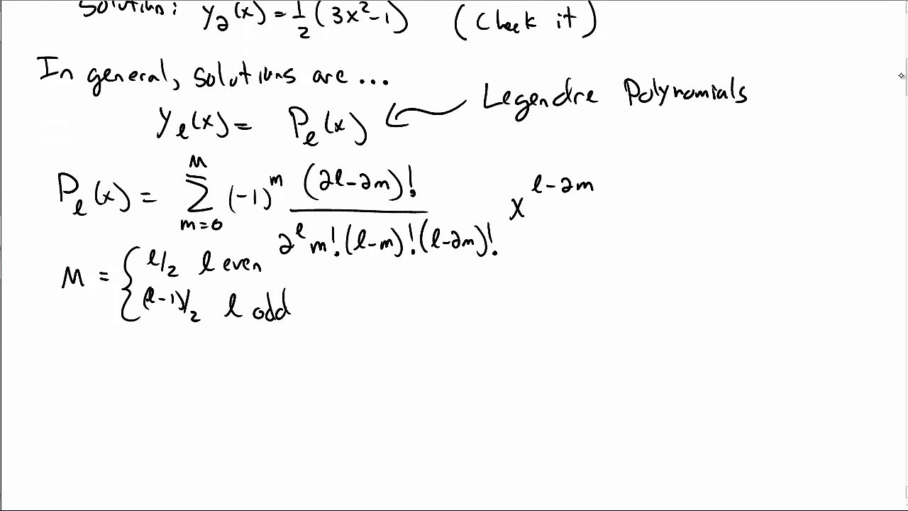 Legendre Polynomials