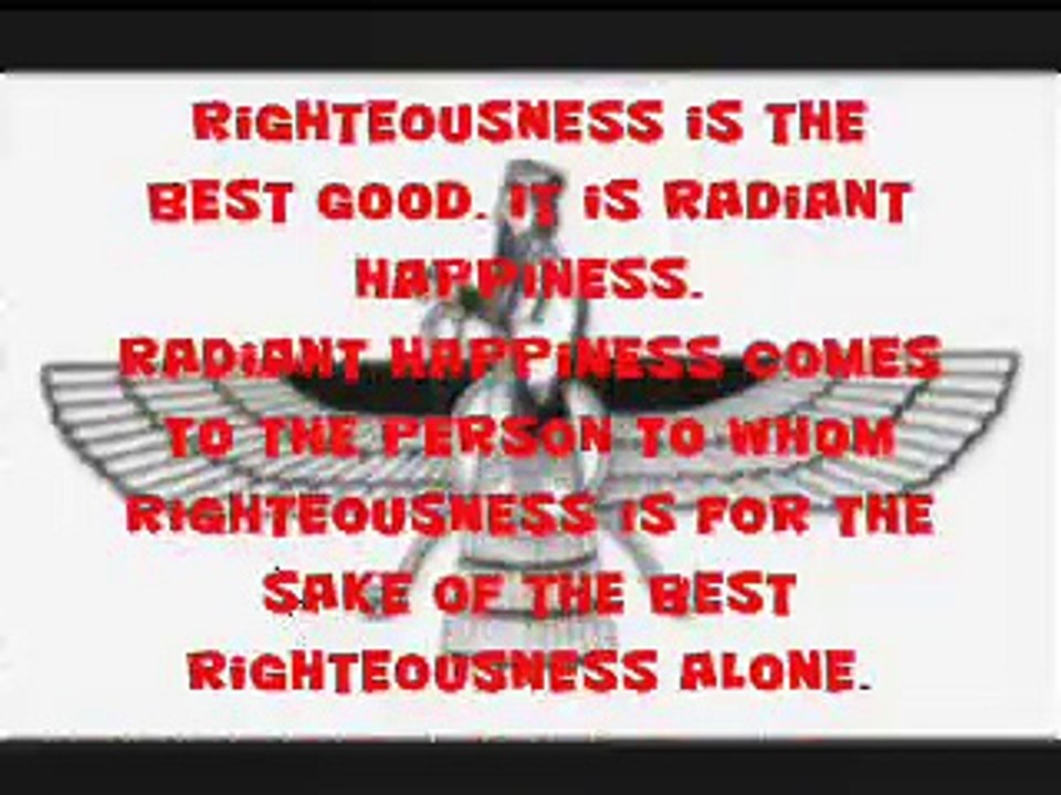 Ashem Vohu  ( Invocation of Asha )