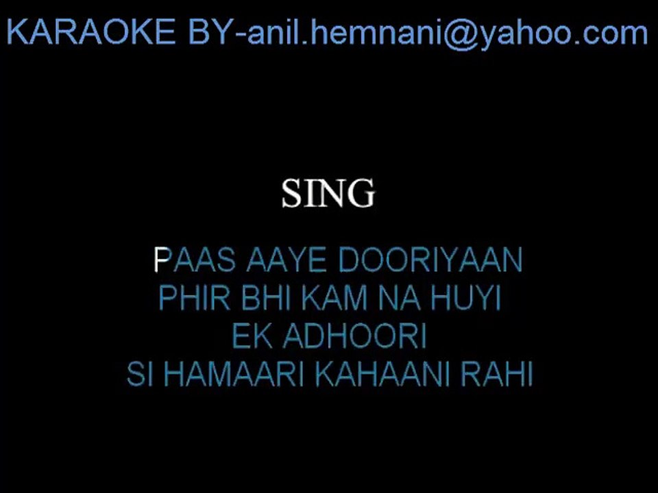 HAMARI ADHURI KAHANI KARAOKE-ARIJIT SINGH-HAMARI ADHURI KAHANI