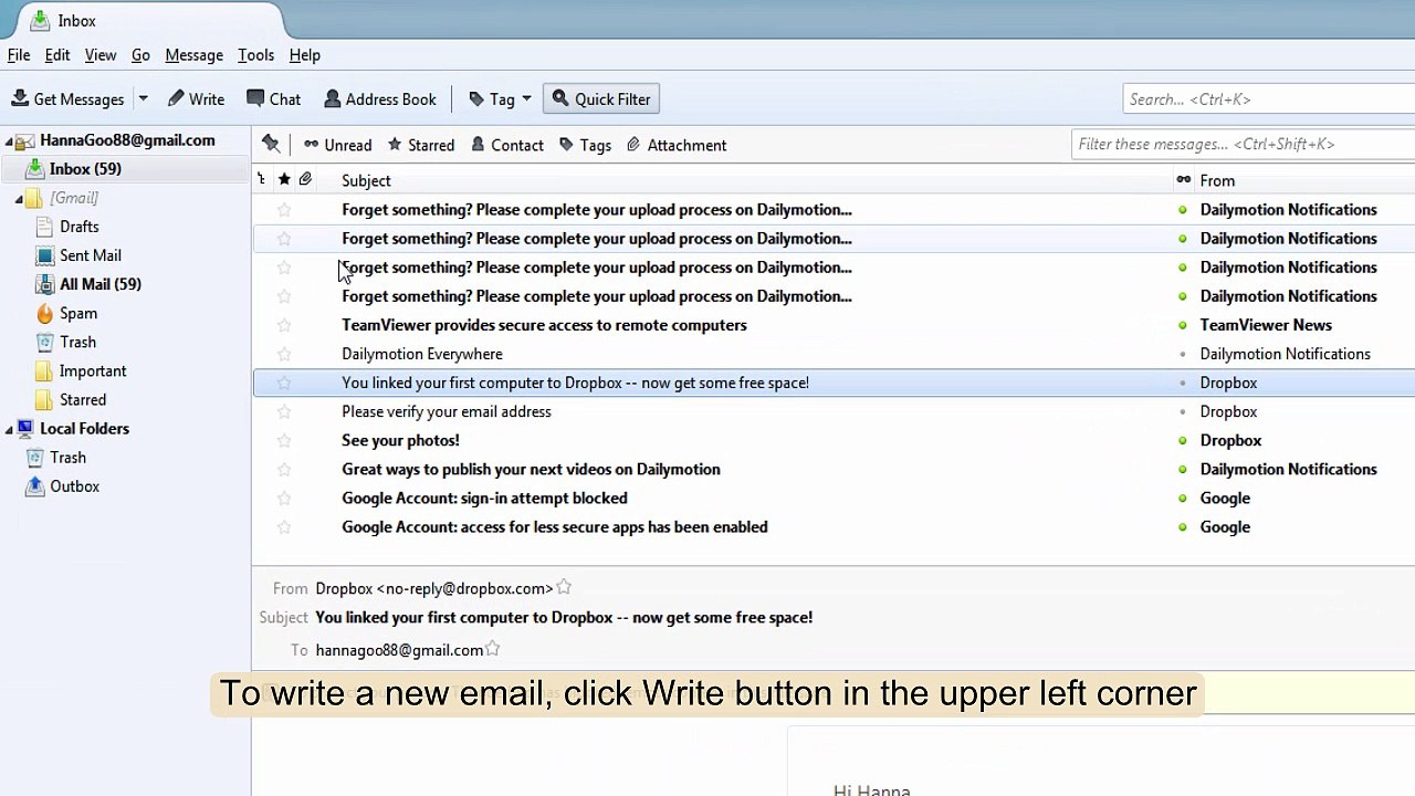How to use Thunderbird