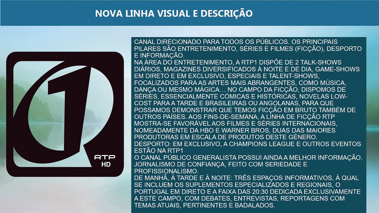 RTP Sugestão de Programação 2015