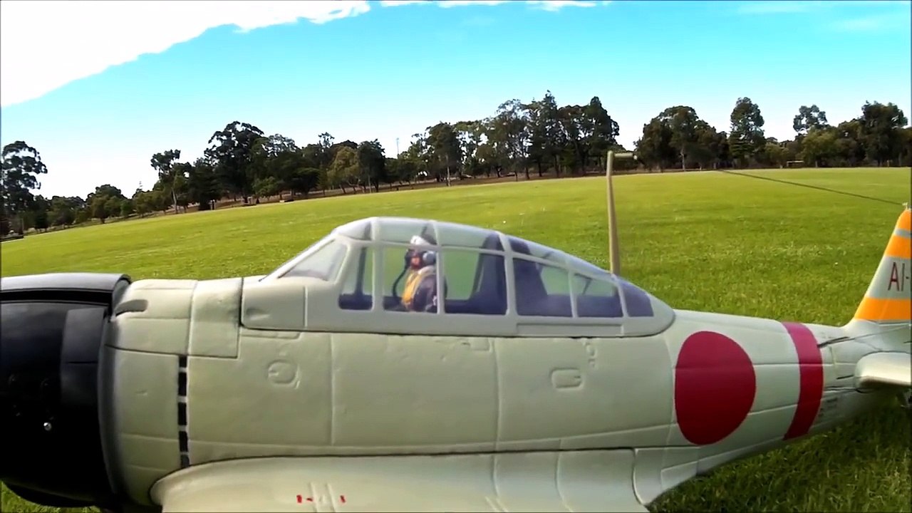 FMS 1400mm Japanese Zero - A6M2b   "Mitsubishi Maiden"  fitted with a Freewing Sound Module System