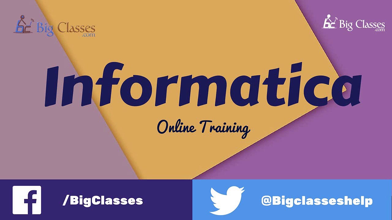 Informatica Online Training | Informatica Powercenter Tutorials