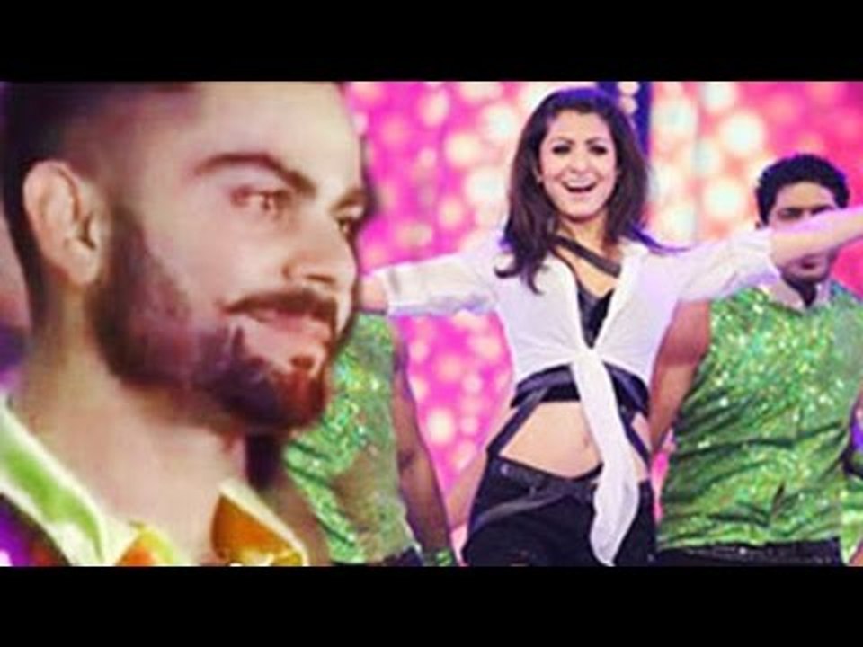 Virat Kohli BLUSHES when Anushka Sharma performs | IPL8 2015 Opening Ceremony
