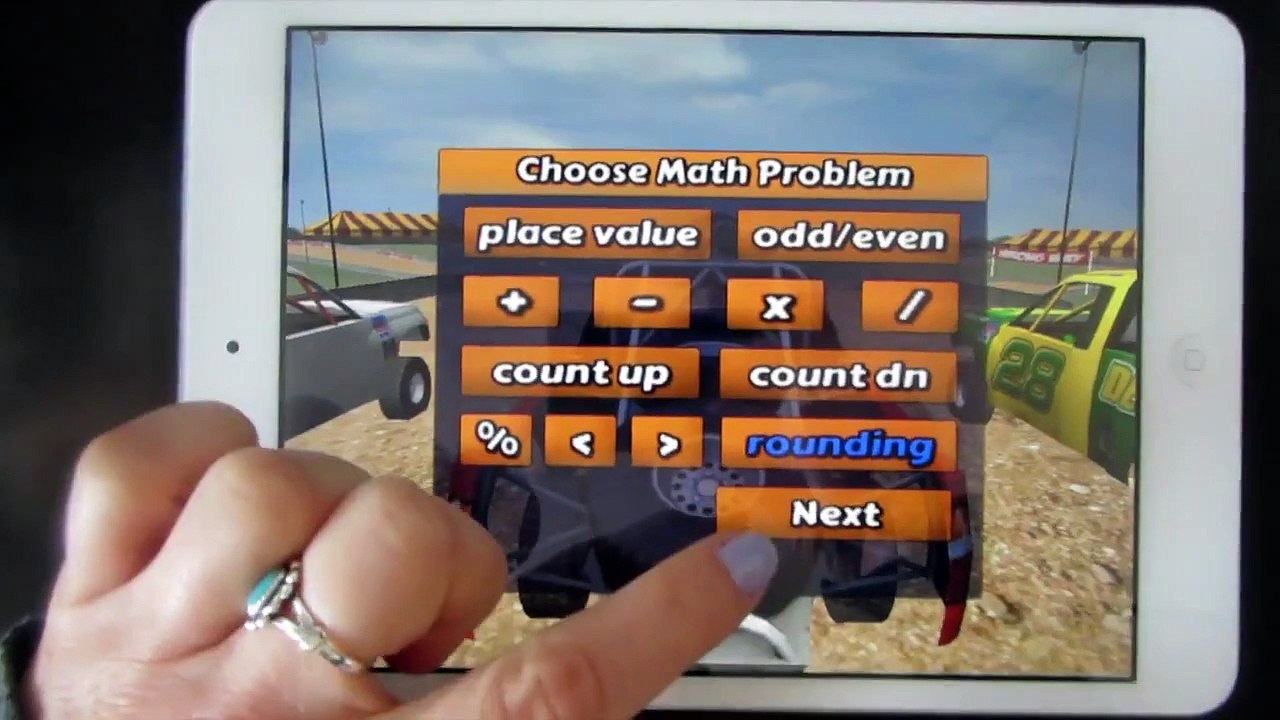 3D Math Racing PRO - A Fast Fun Math Facts Game Rounding