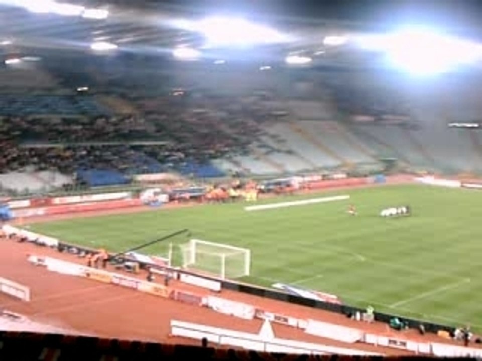 Entré des joueurs AC ROMA - MILAN  AC