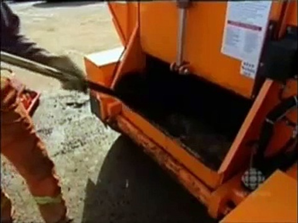 Asphalt for Patching Roads - CBC News at Six