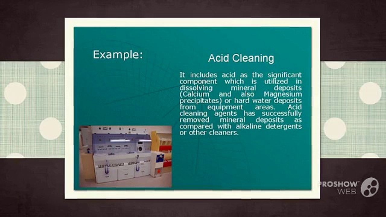 Example of Chemical Cleaning