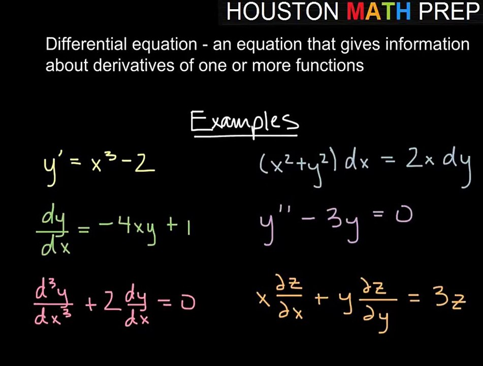 Ordinary Differential Equations - Intro