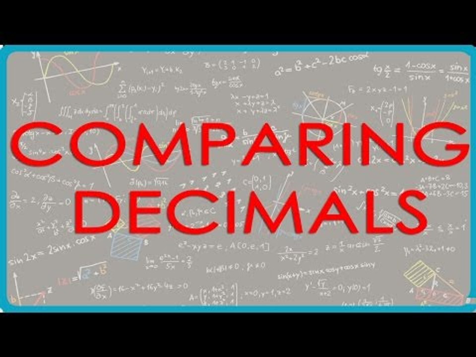 Comparing Decimals