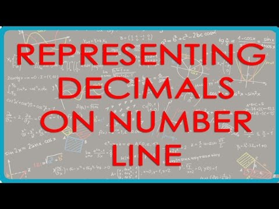 Representing Decimals on Numbers Line