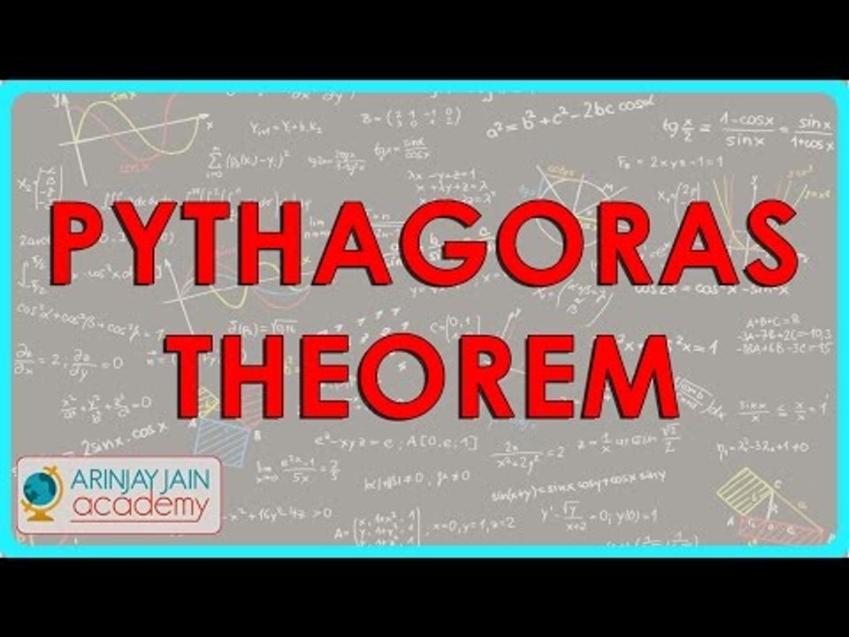 $ CBSE  Maths Class IX, ICSE Maths Class 9 -  Pythagoras Theorem