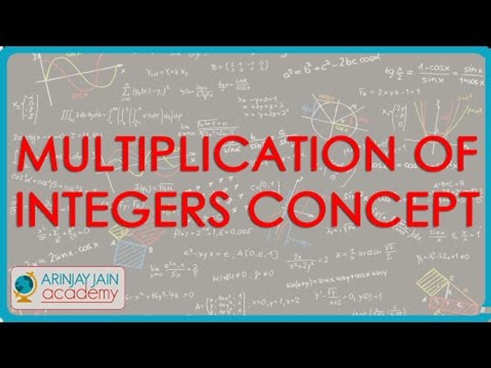 1224. $ CBSE Class VI Maths,  ICSE Class VI Maths -  Multiplication of Integers - Concept