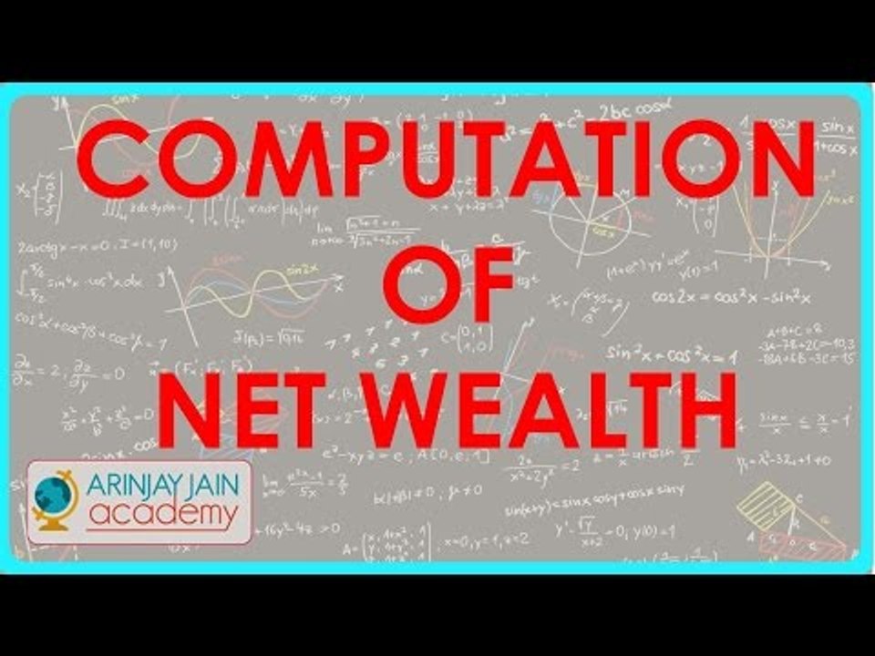 898. Wealth taxation - Computation of net Wealth