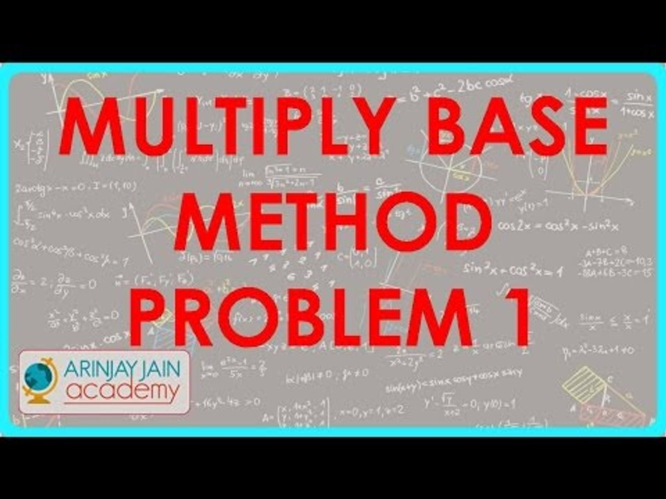1298Vedic Maths   Multiply Base Method Problem 1