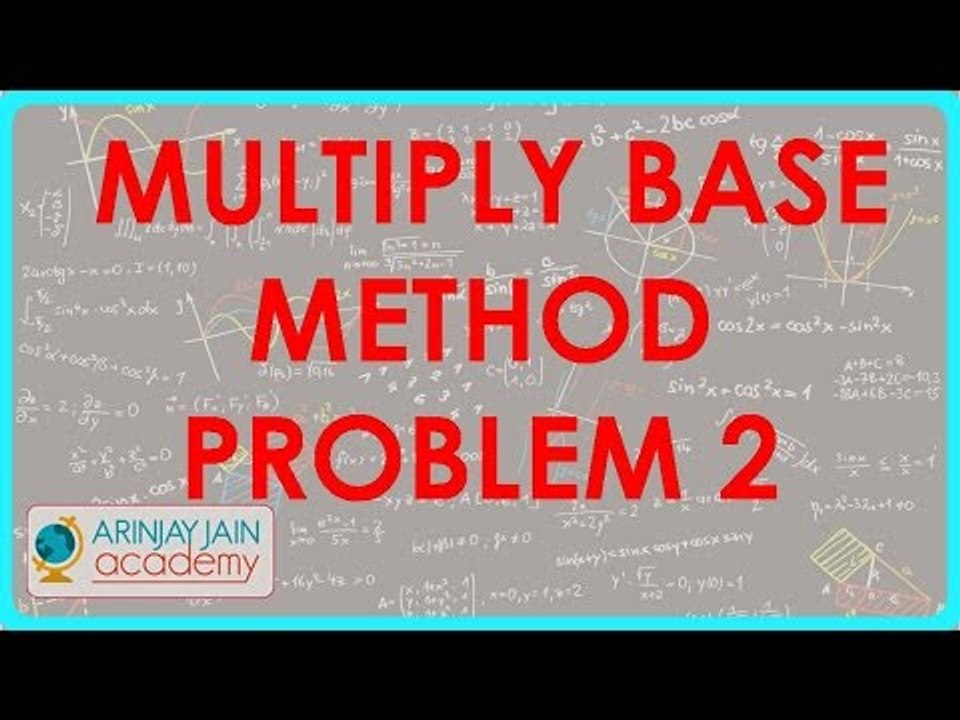 1297. Vedic Maths   Multiply Base Method Problem 2