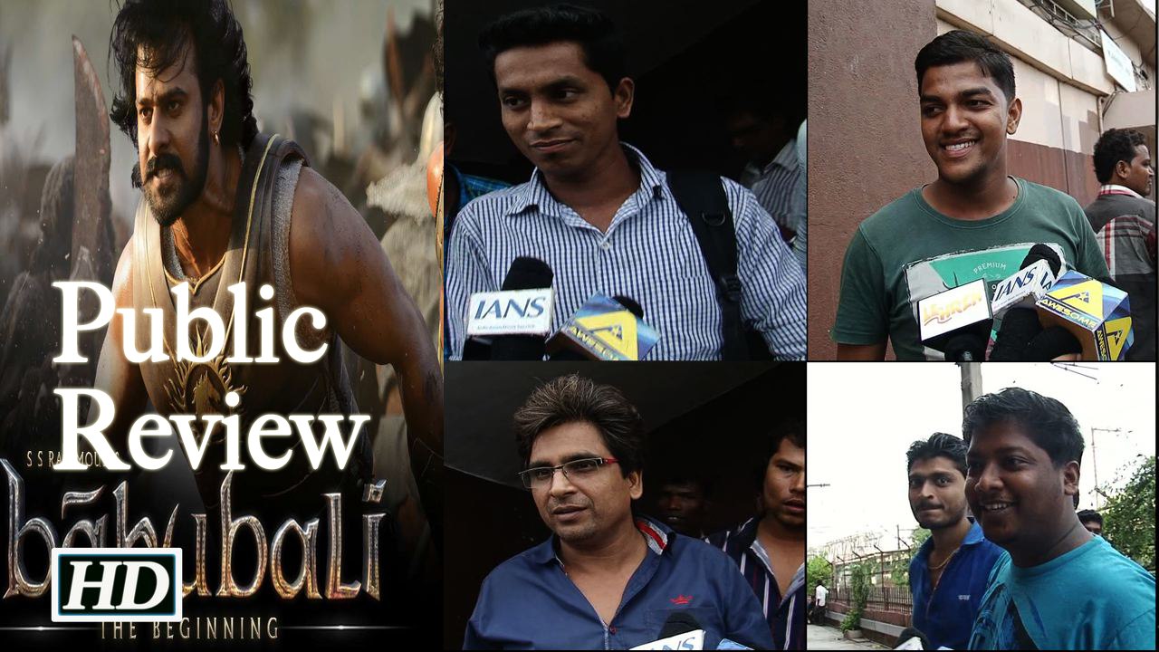 Baahubali The Beginning Prabhas and Rana Daggubati Public Review