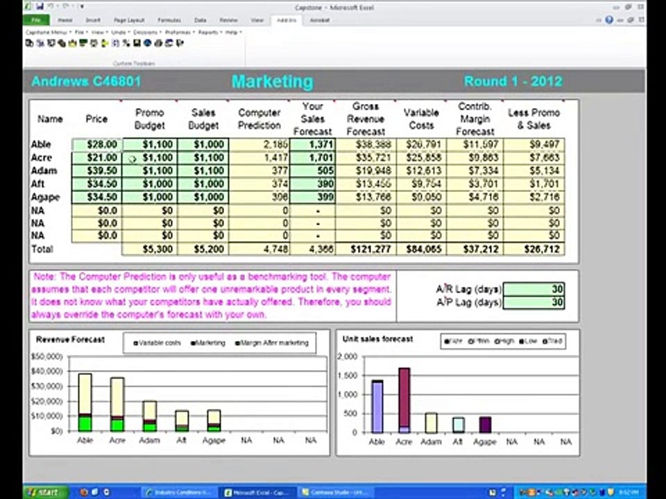 Quick Start for Capstone Round 1