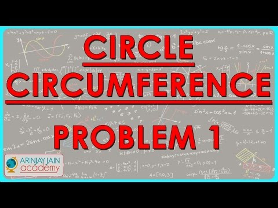1403. Mathematics Class VII - Circle Circumference Problem 1.mp4