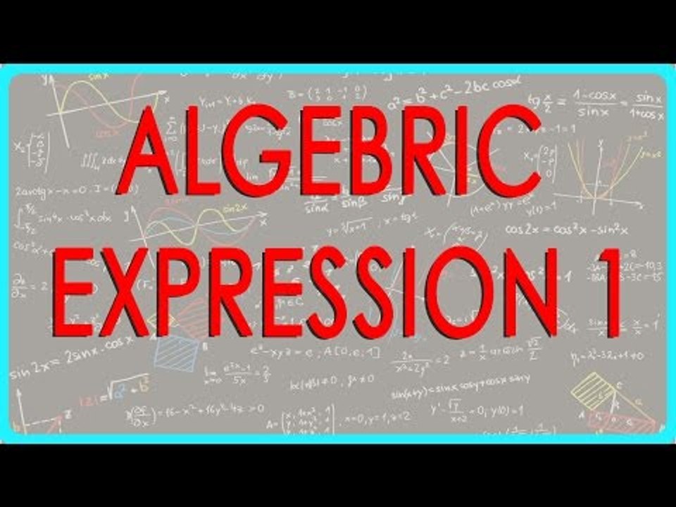 Mathematics Class VI - Algebraic Expressions 1