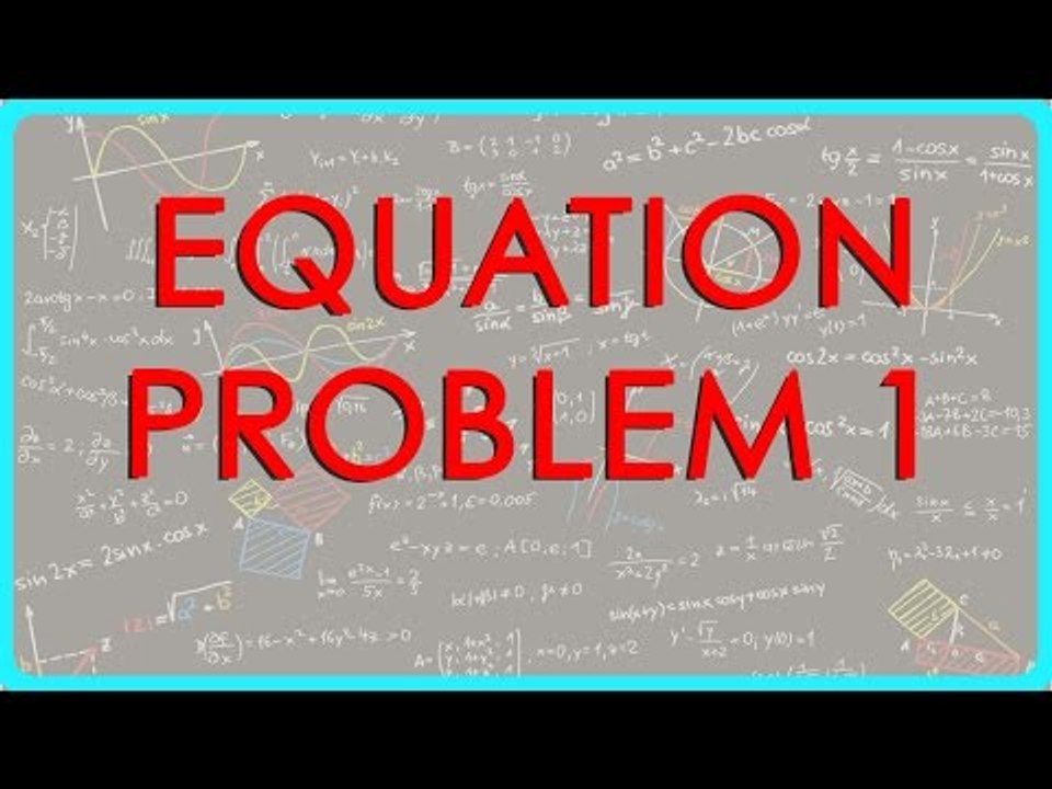 CBSE and ICSE Class VI Maths: Equation Problem 1