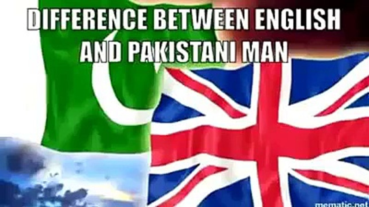 difference between u.k man and pakistani man funny