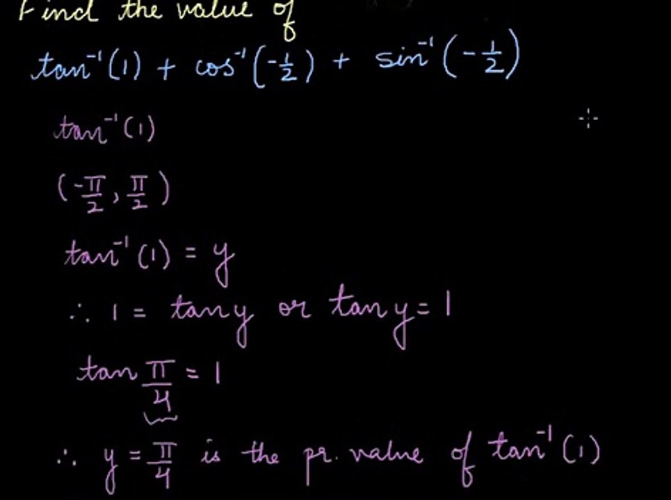 [C12E2.1Q11] CBSE 12 Maths NCERT Chapter 2 Inverse Trigonometric Functions Video Solution Lecture