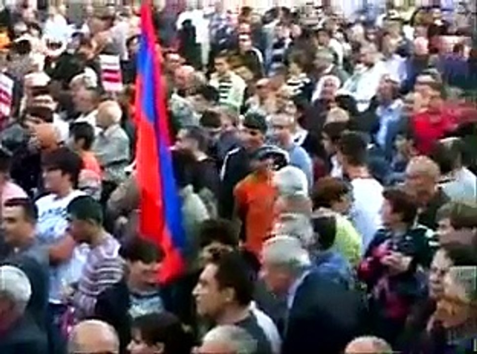 OTV-Thousands Protest Turkey-Armenia Protocols in Yerevan