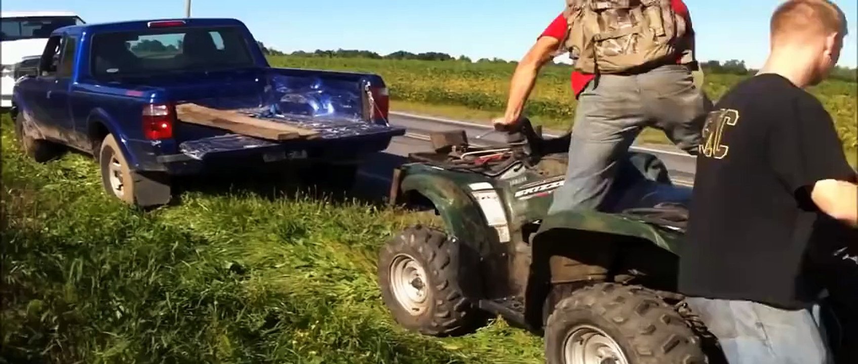 No four Wheeler ramp  No problem