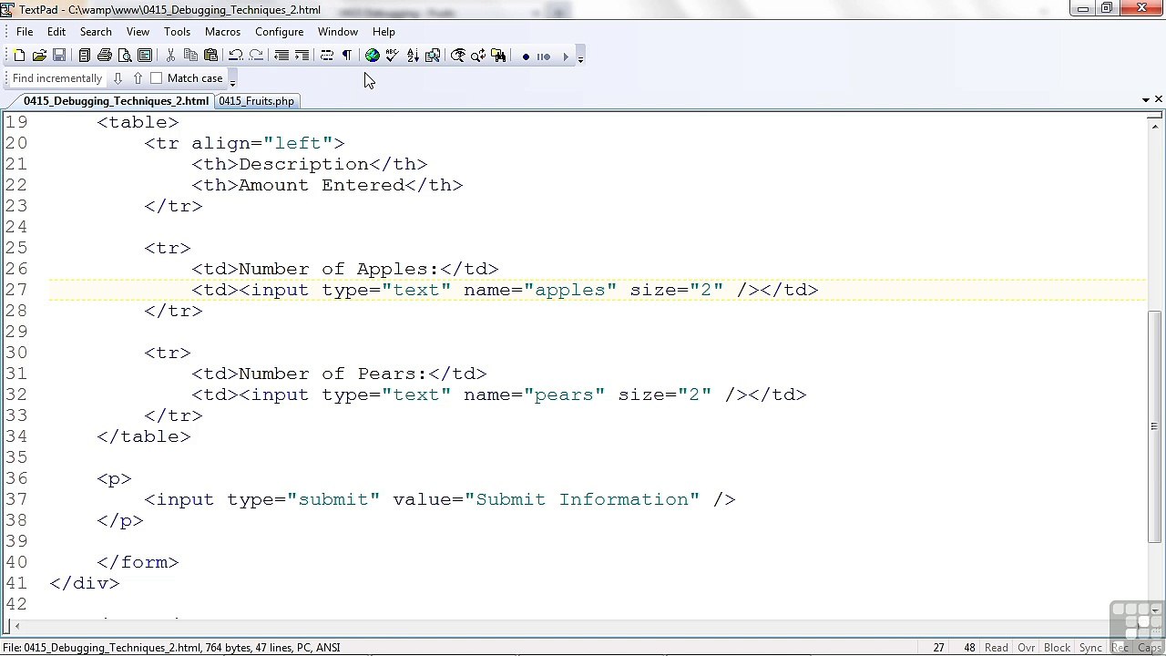 Web Design Debugging Techniques - Part 2
