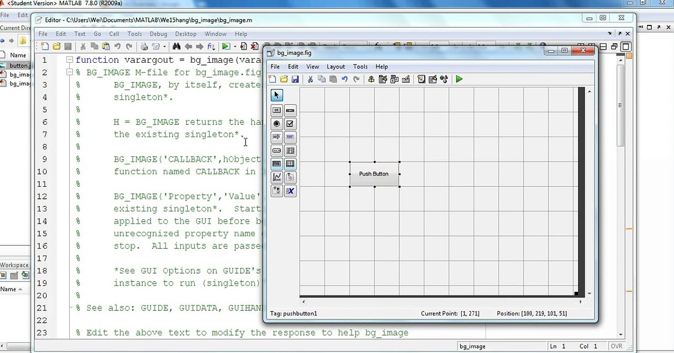 MATLAB GUI: inserting background image to push/toggle button