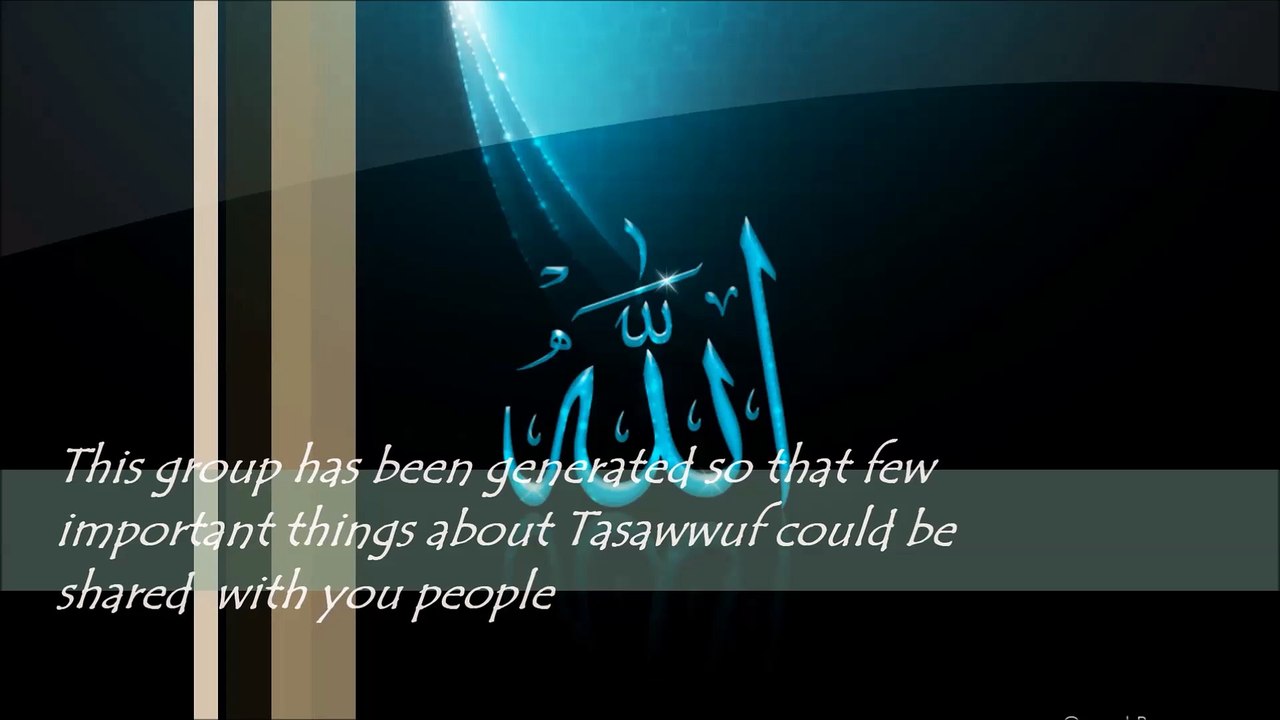 An introduction to Tasawwuf.