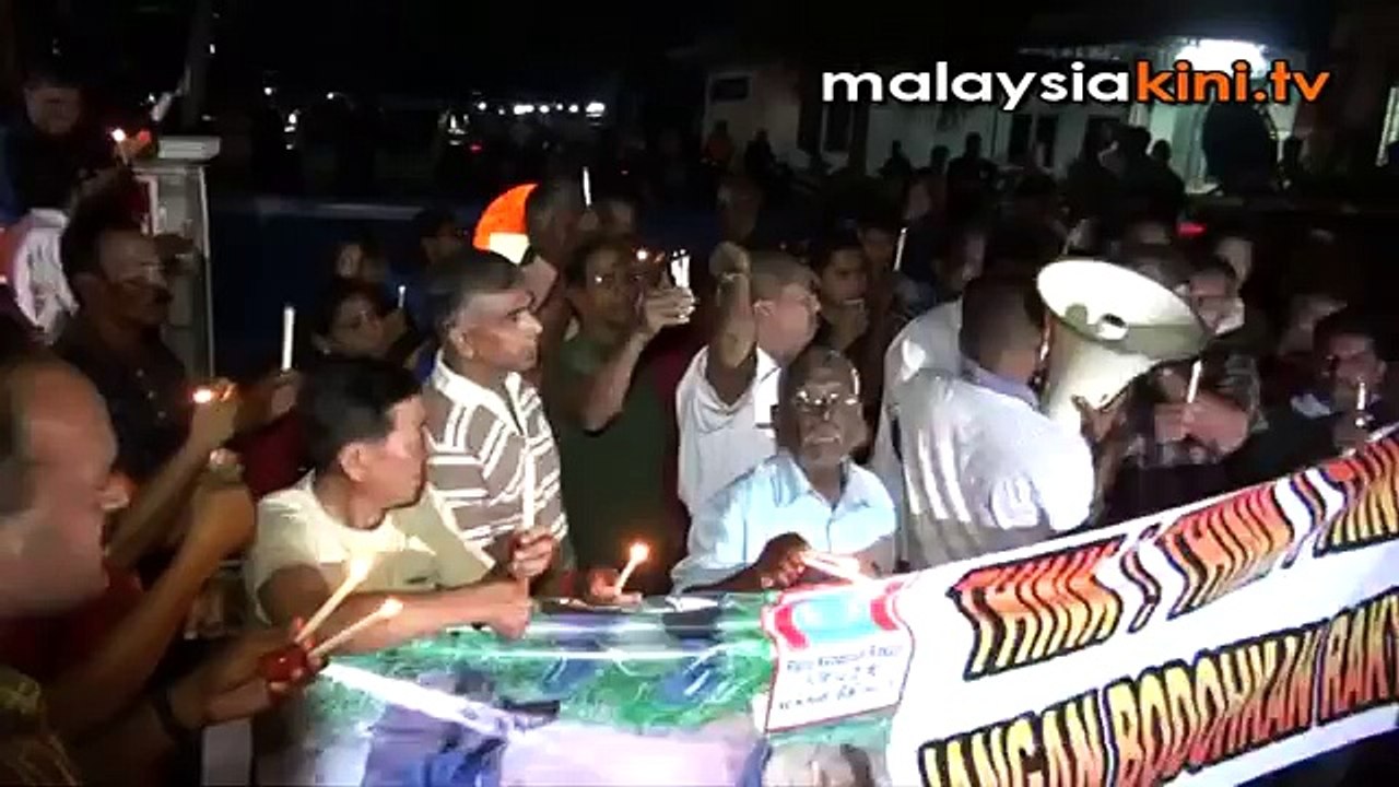 Candlelight vigil Sugumaran