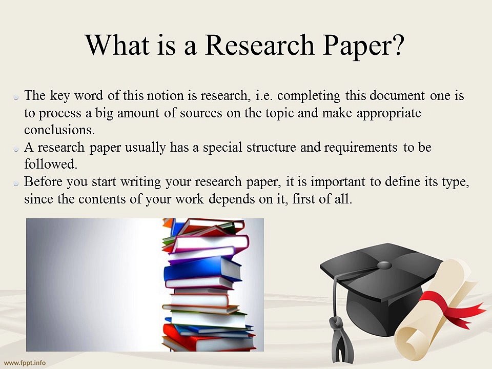 Types of Research Papers